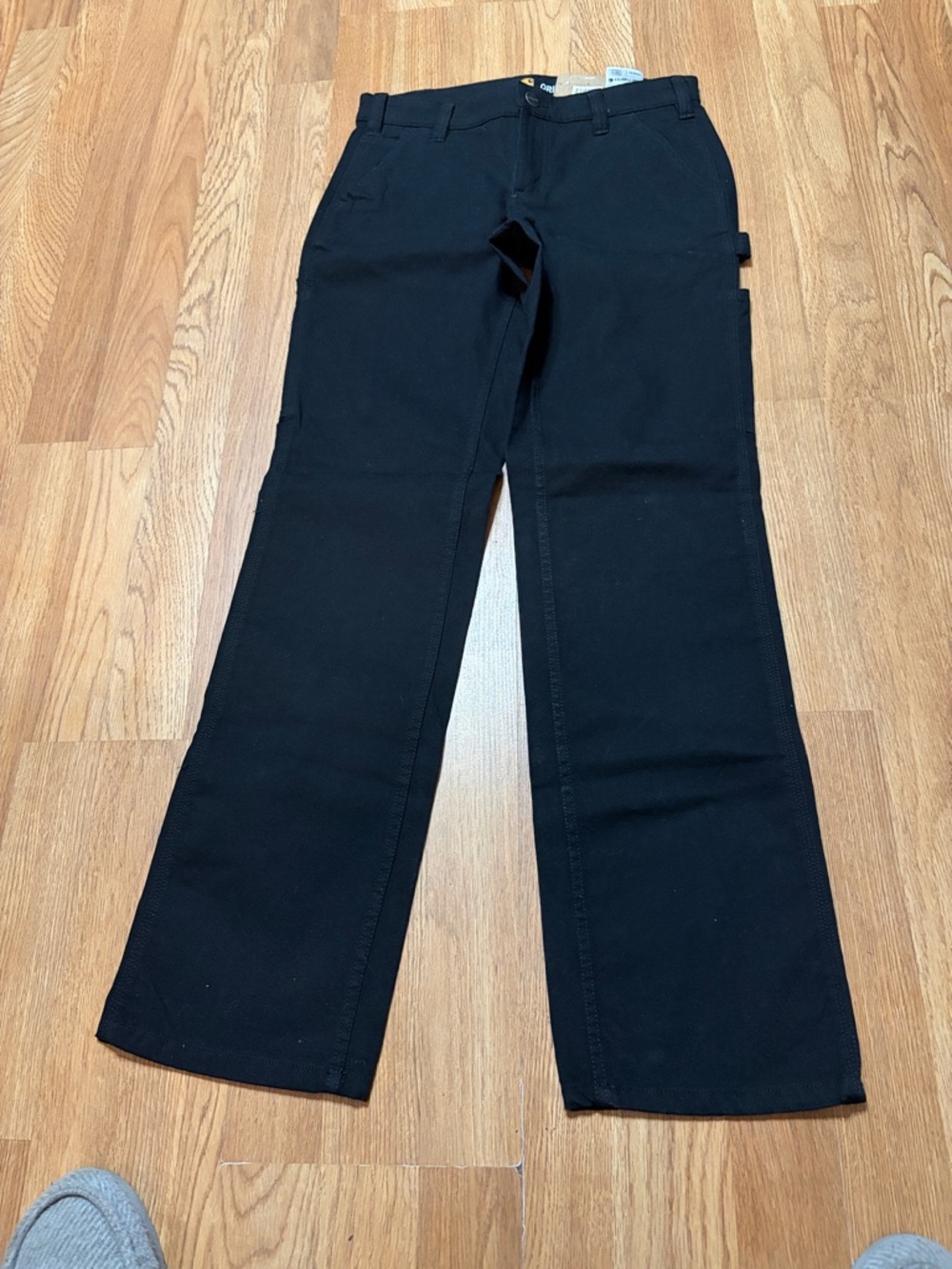 NWT Carhartt Black Rugged Flex / Force Cargo Utility Pants Women’s Size 2